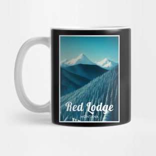 Red Lodge Mountain Montana Ski Mug